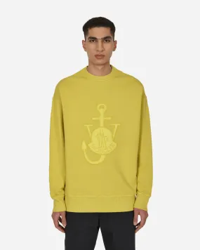 1 Moncler JW Anderson Logo Crewneck Sweatshirt Yellow