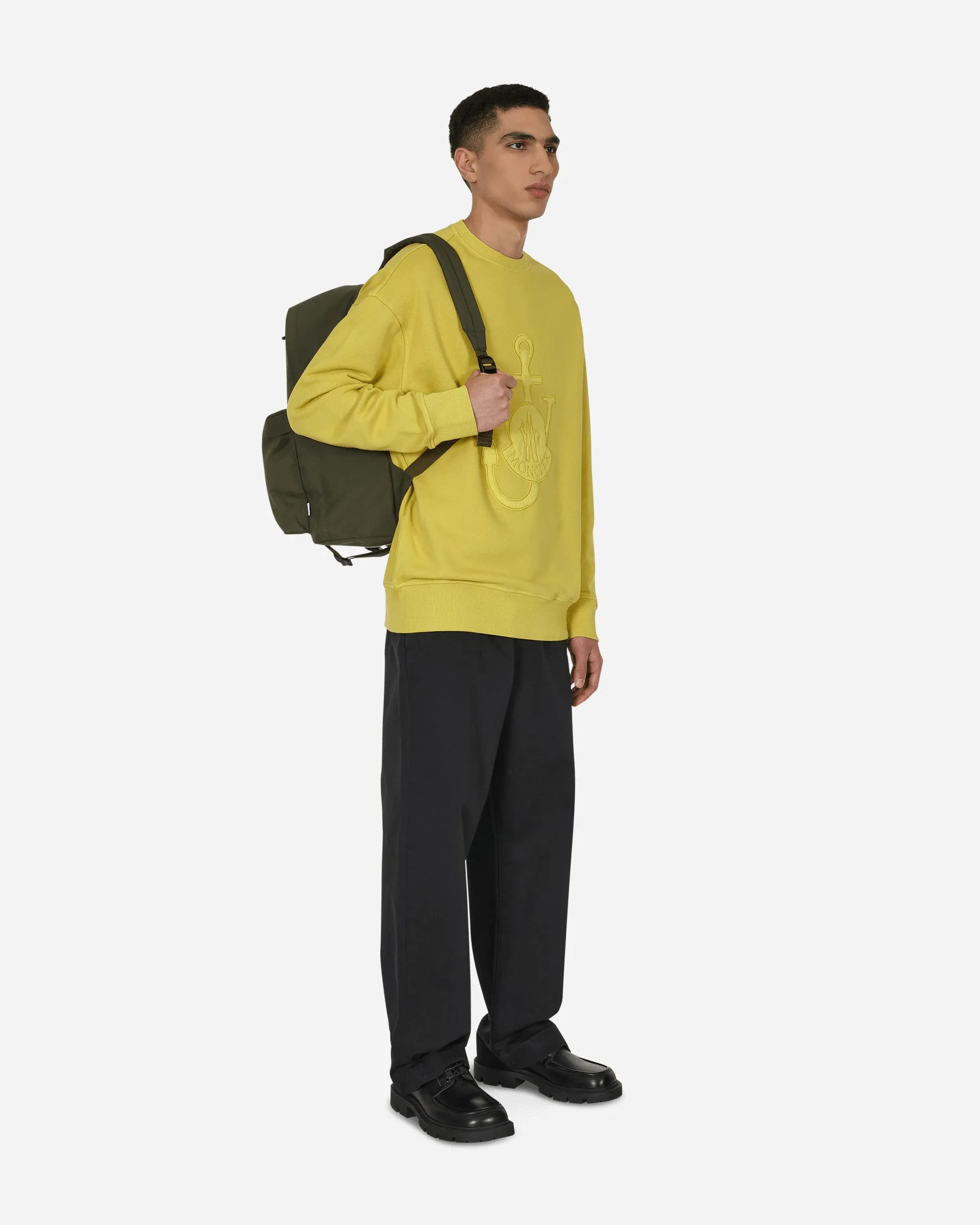 1 Moncler JW Anderson Logo Crewneck Sweatshirt Yellow