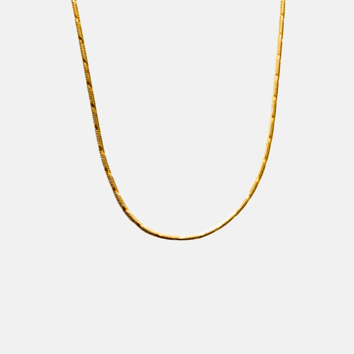 14K Yellow Gold Vintage Snake Chain - Sample Sale