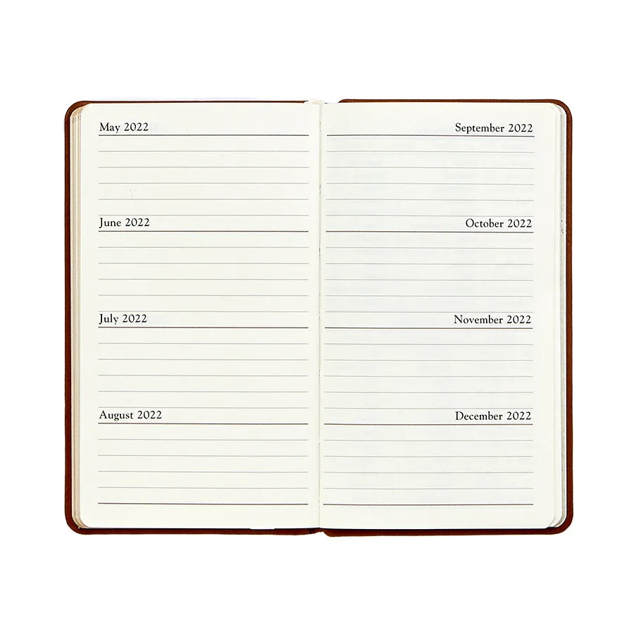 2025 Pocket Datebook Planner 5" - Traditional & Goatskin