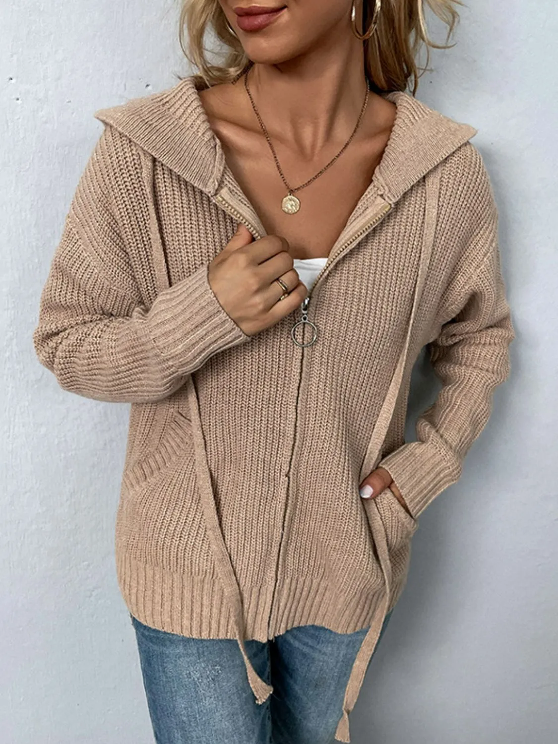 4 Zip Up Hoodie Cardigan Sweaters