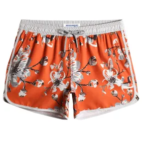 4.5 Inch Inseam Vintage Stretch Pear Blossom Swim Trunks