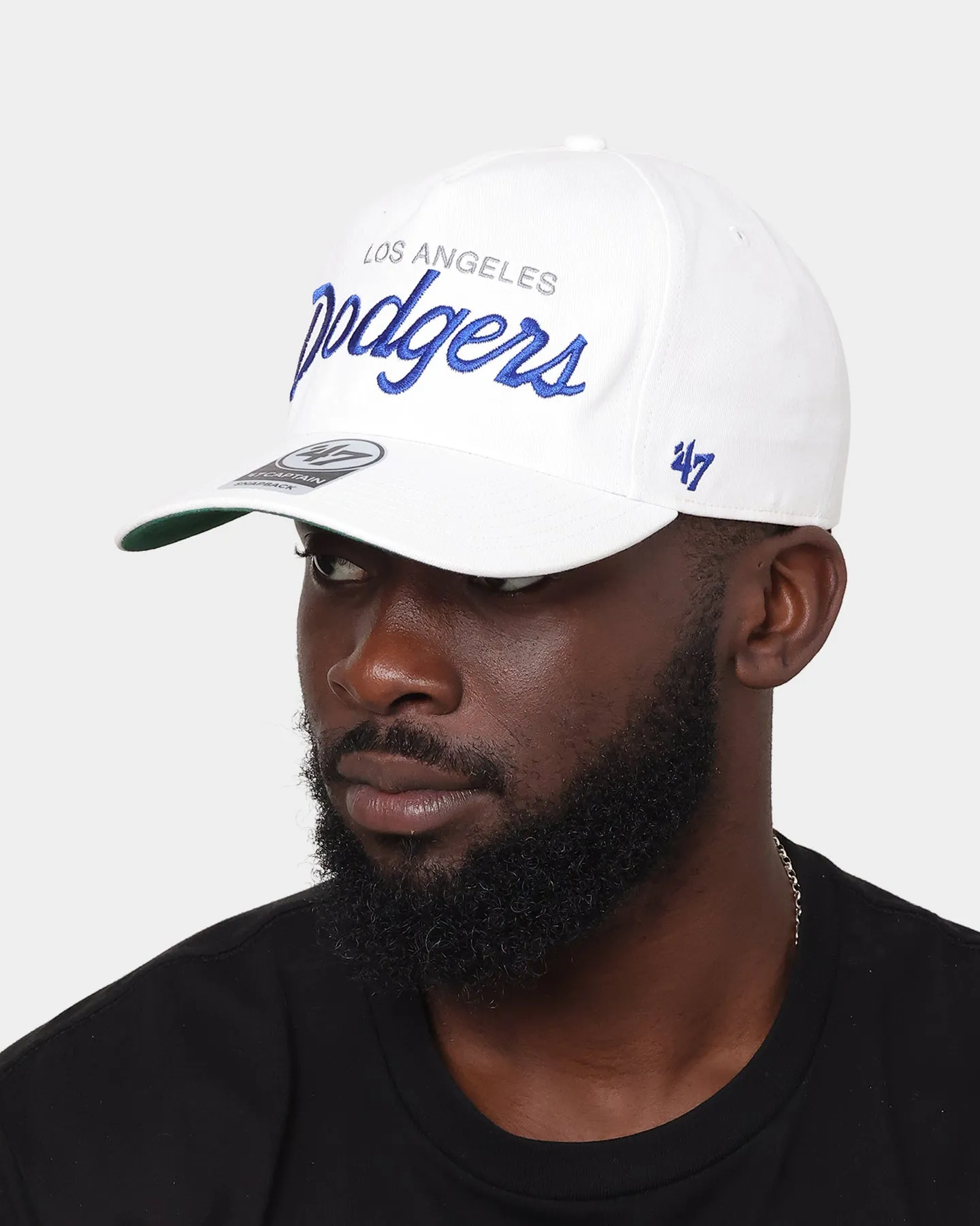 47 Brand Los Angeles Dodgers Nantasket Script '47 Captain DTR Snapback White