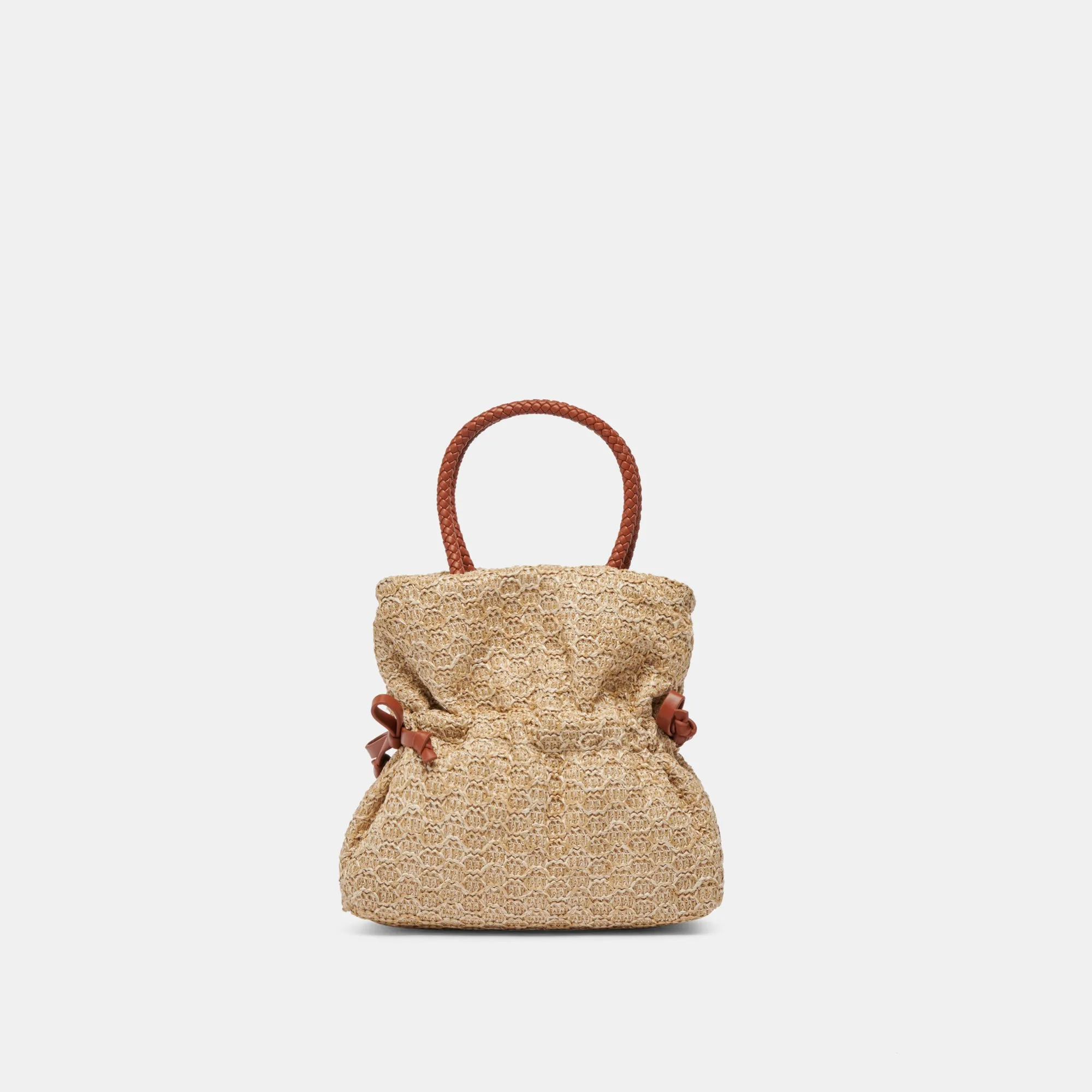 AGNES HANDBAG NATURAL RAFFIA