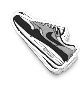 Air Max 1 "White Black" Sneaker Sticker