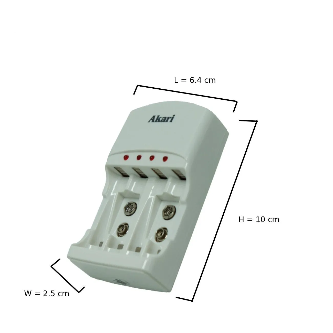 Akari Automatic Battery Charger with FREE 4x2800 mah battery (ARBC-804)