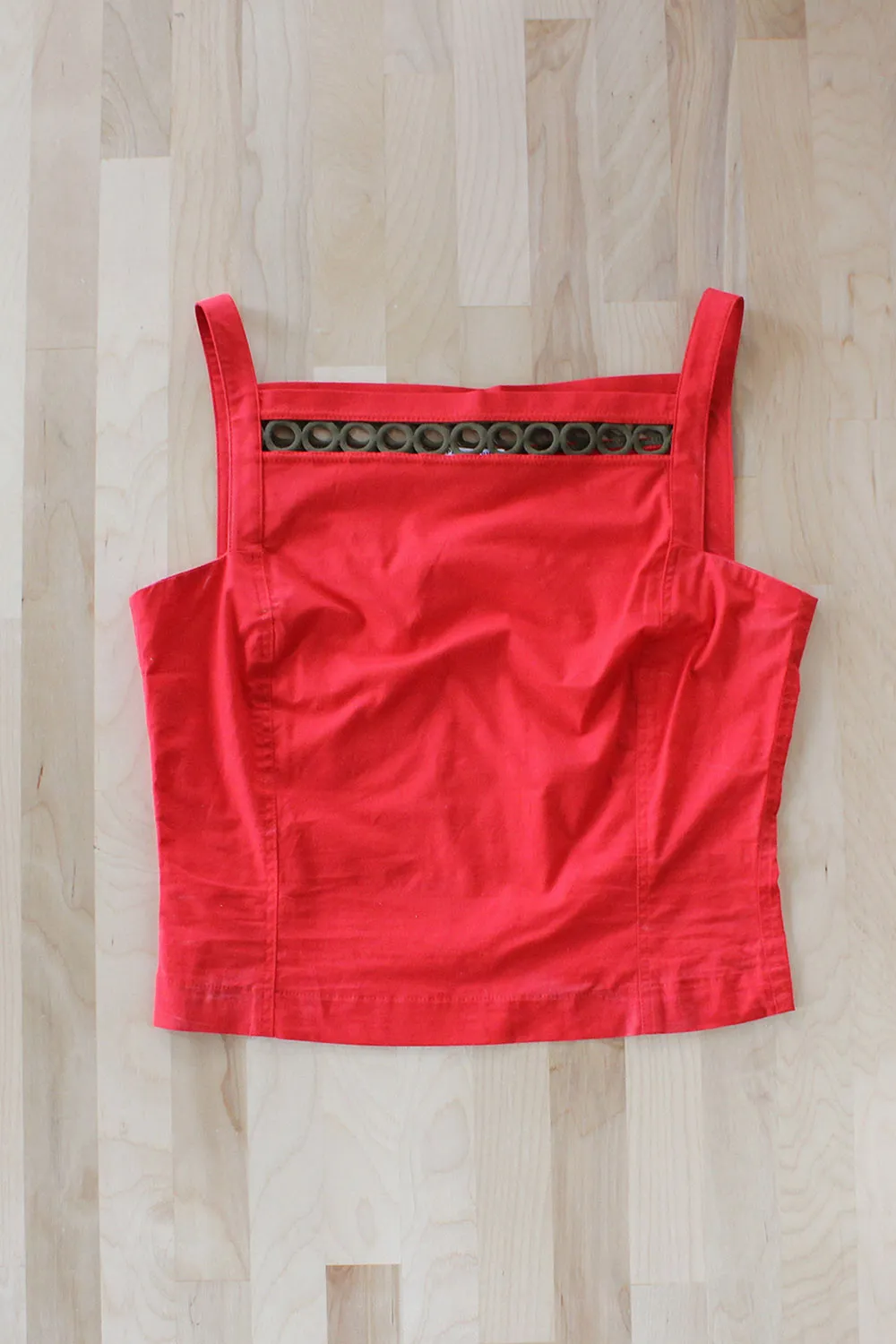 Alberta Ferretti Red Tank XS/S