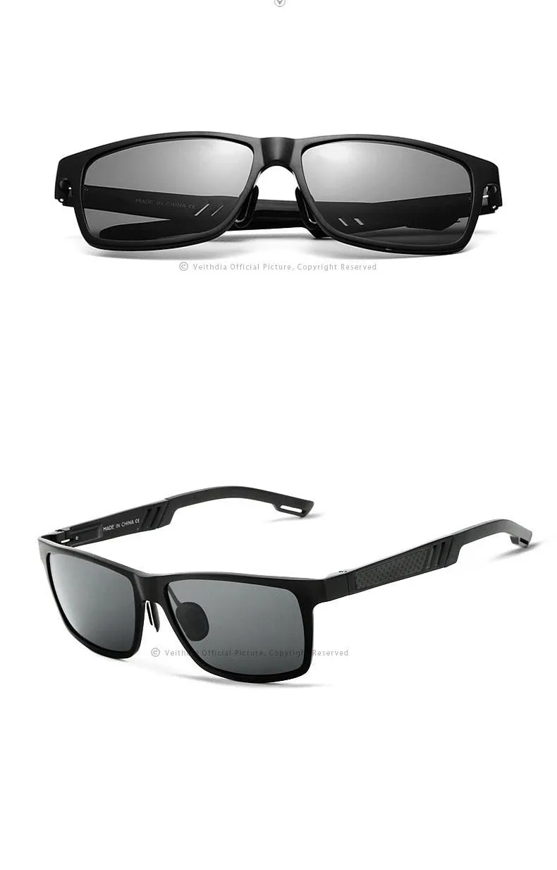 Aluminum Mirror Eyewear Polarized Lens Fashion Sunglasses for Men