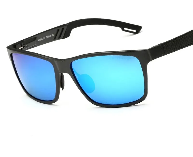 Aluminum Mirror Eyewear Polarized Lens Fashion Sunglasses for Men