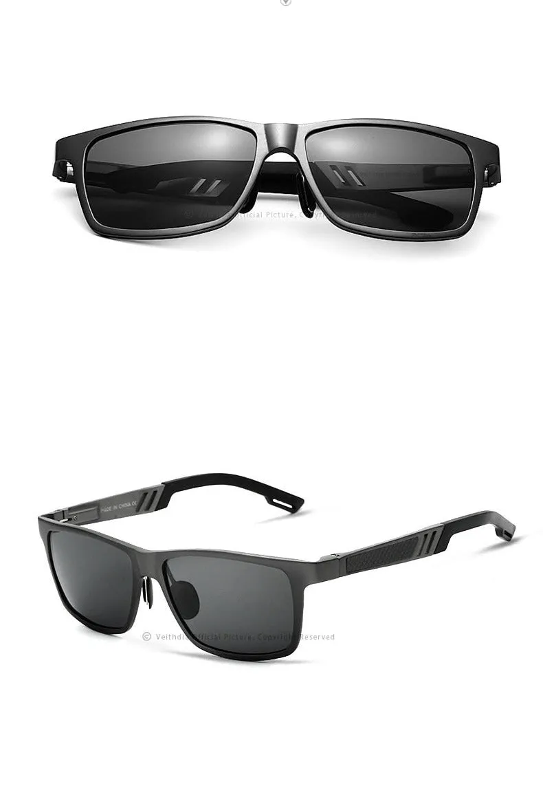 Aluminum Mirror Eyewear Polarized Lens Fashion Sunglasses for Men