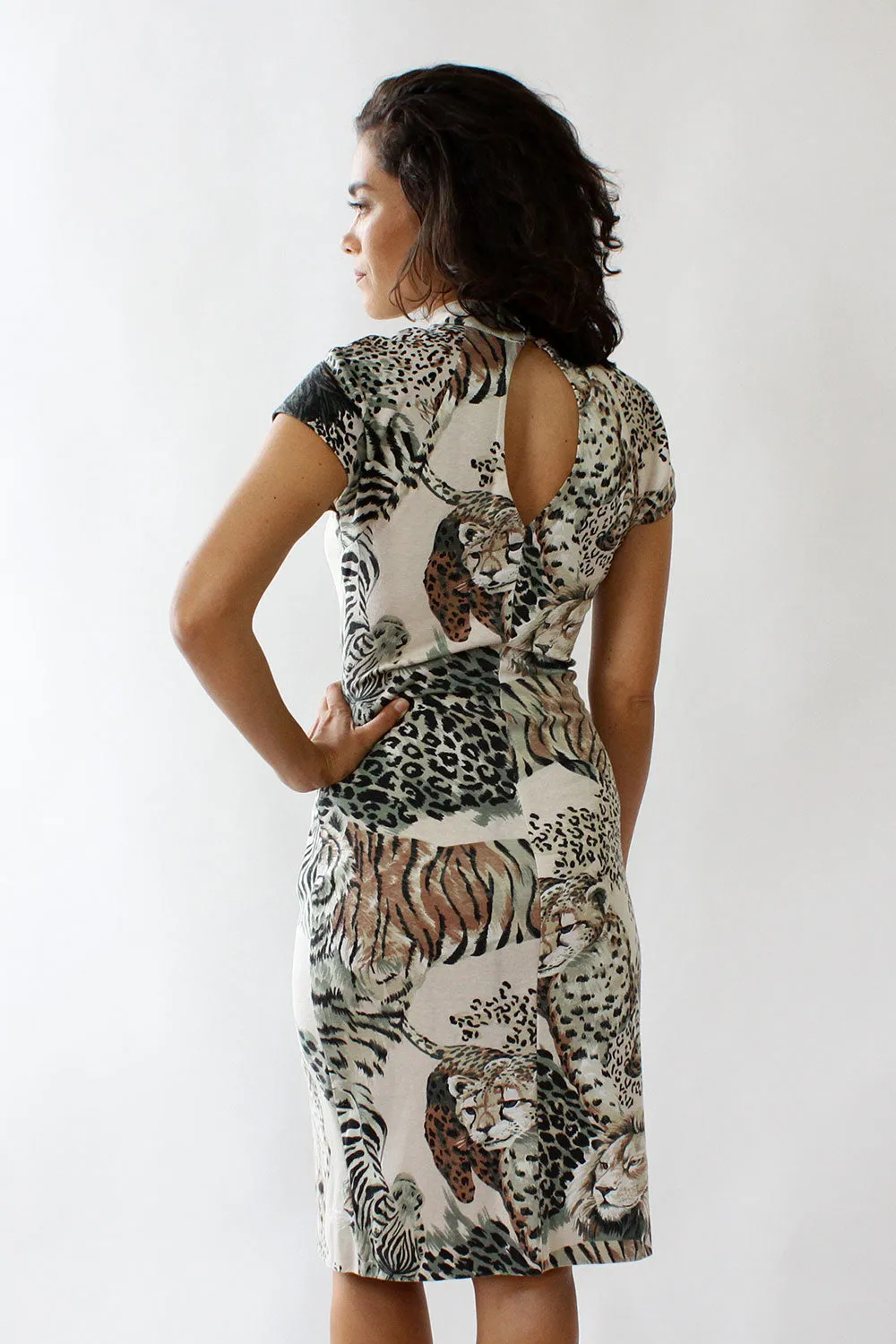 Animal Queendom Cap Dress S