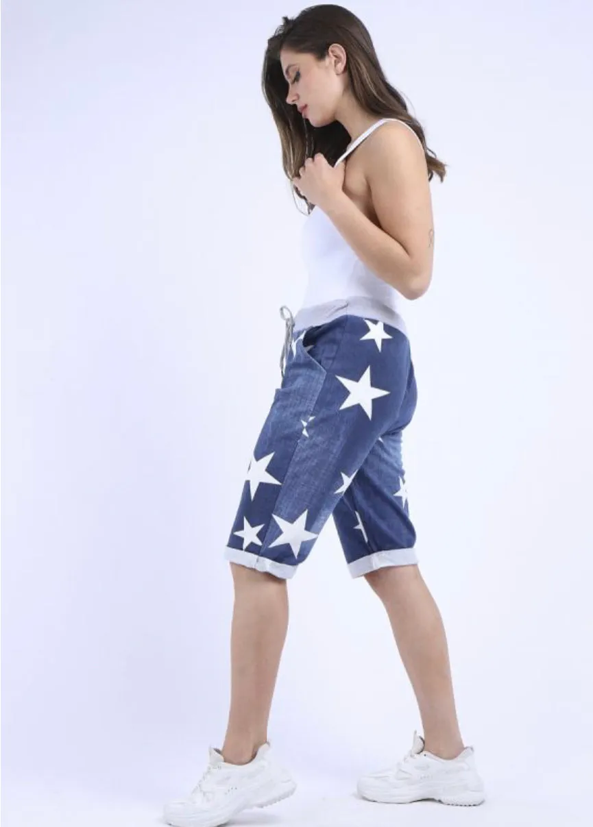 Anne   Kate Italian Star Print Shorts 10-14