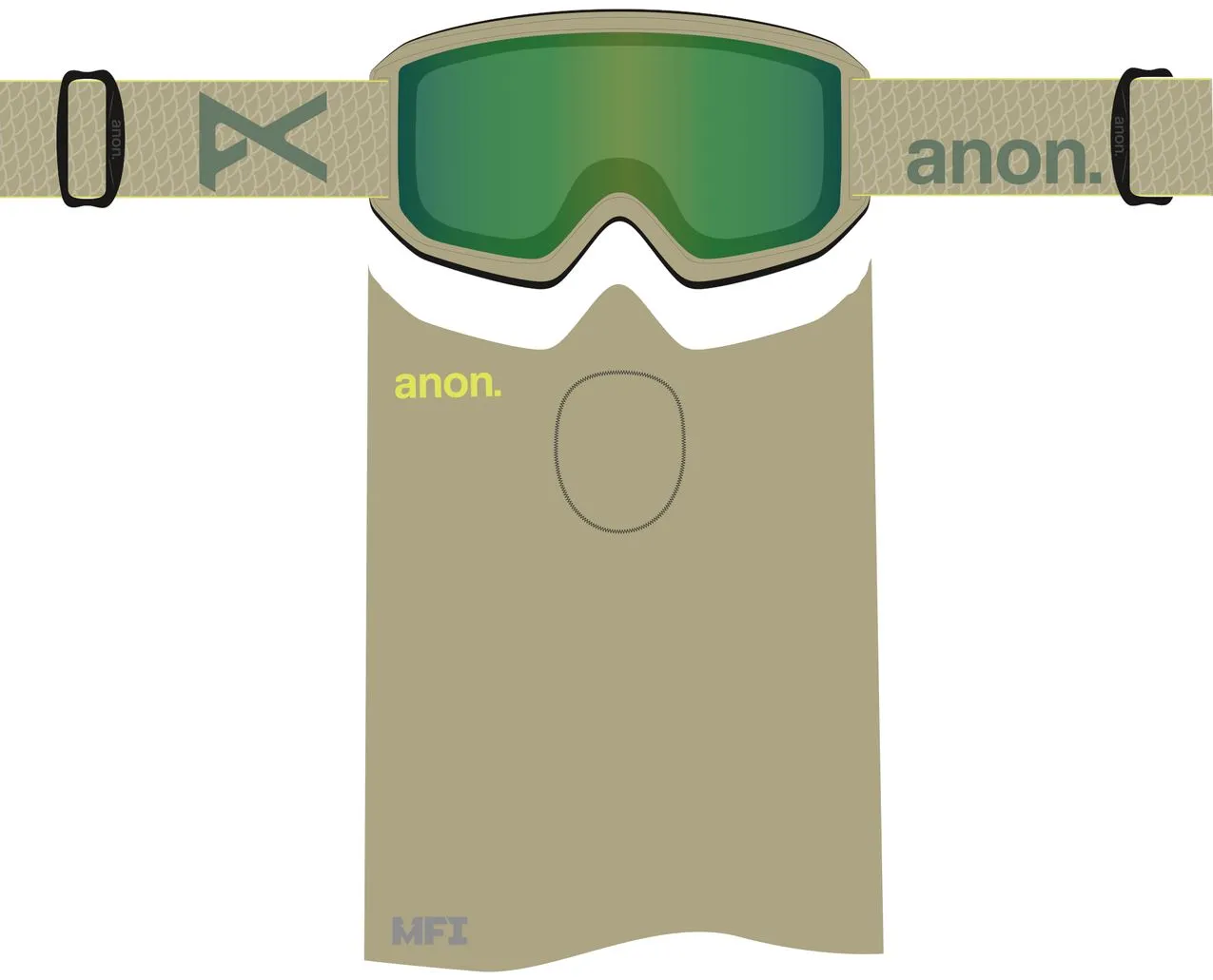 Anon Relapse Jr. Goggles   MFI® Face Mask 2024