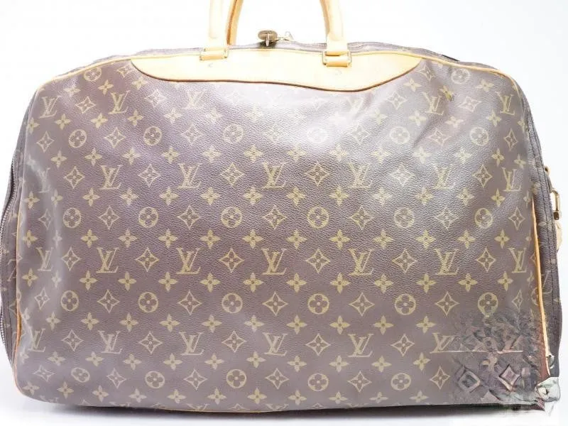 Authentic Pre-owned Louis Vuitton Monogram Alize 2 Poches Traveling Soft Suitcase M41392 181127