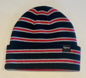 Autumn Headwear Surplus Prep Stripe Beanie - Black