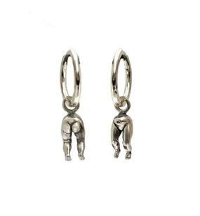 Baby Doll Bottom Hoop Earrings