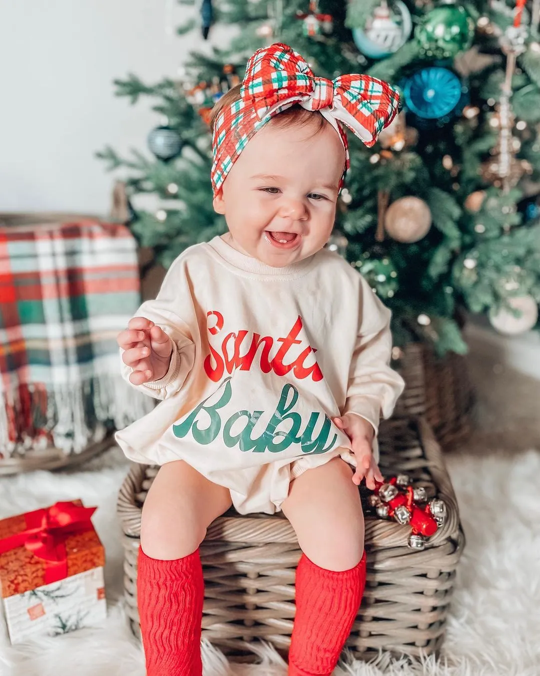 Baby Santa Baby Romper