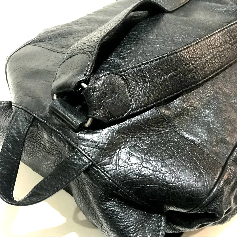 BALENCIAGA Backpack 298114 Sheepskin black Backpack Backpack unisex(Unisex) Used Authentic