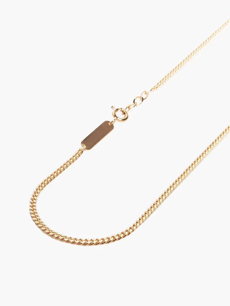 B- Choice Necklace Facet Cable 2,5 mm Gold