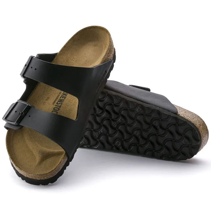 Birkenstock Arizona Birko Flor Black Narrow Width