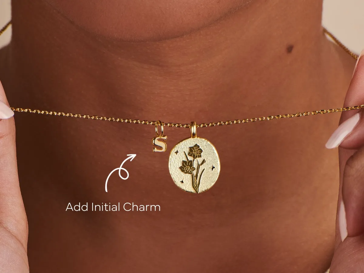 Birth Flower Charm