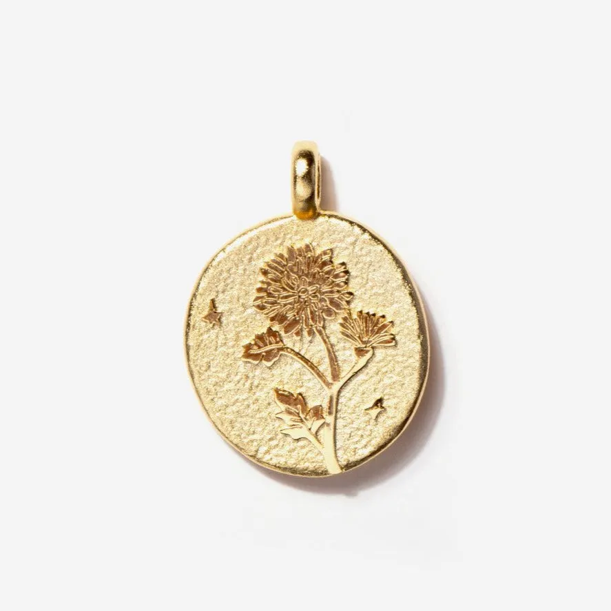 Birth Flower Charm