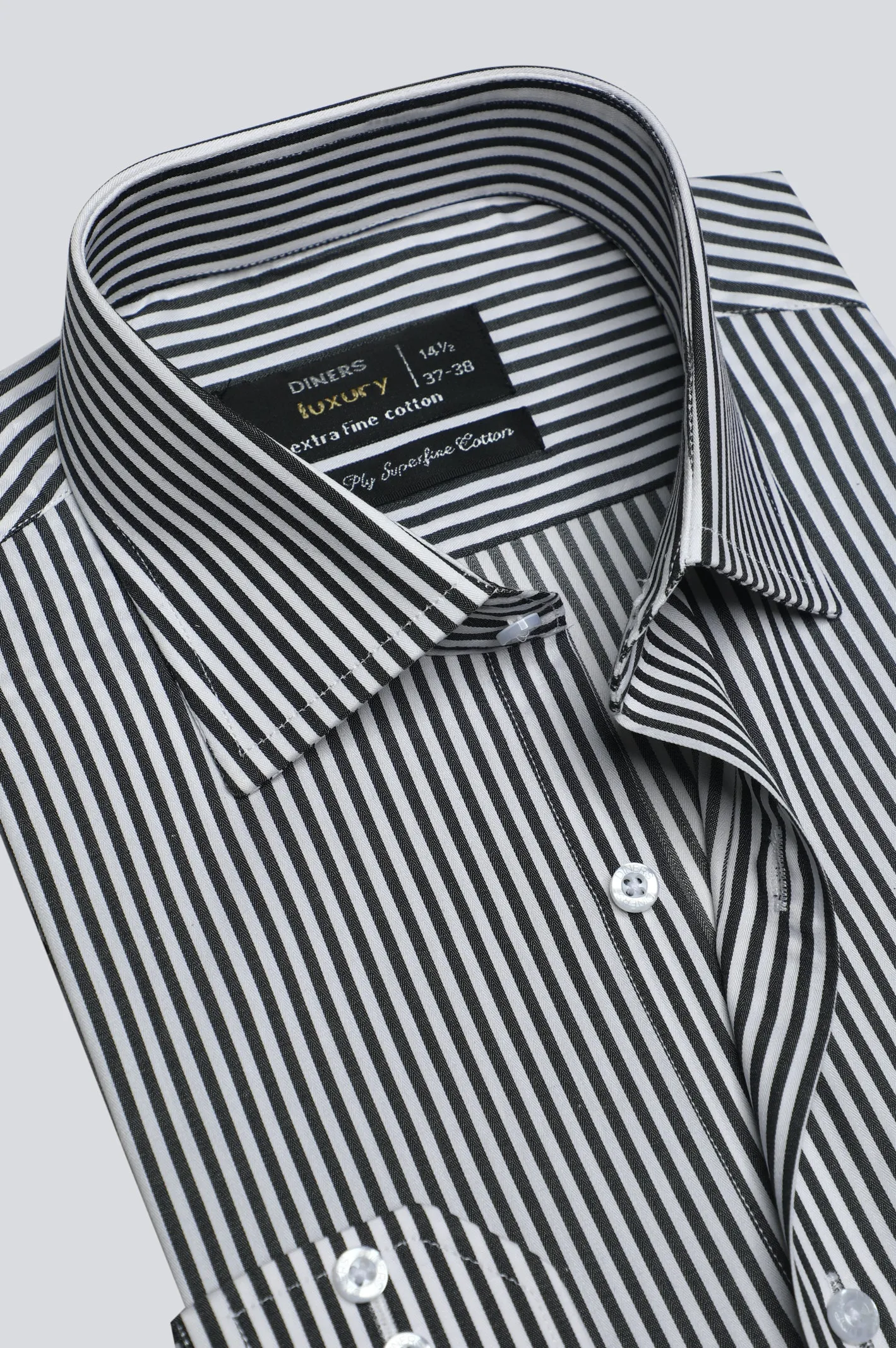 Black Bengal Stripe Formal Shirt