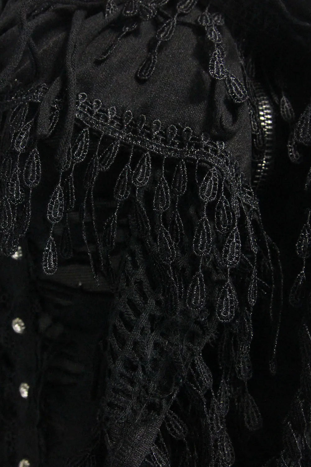 Black Witchery Tattered Cardigan