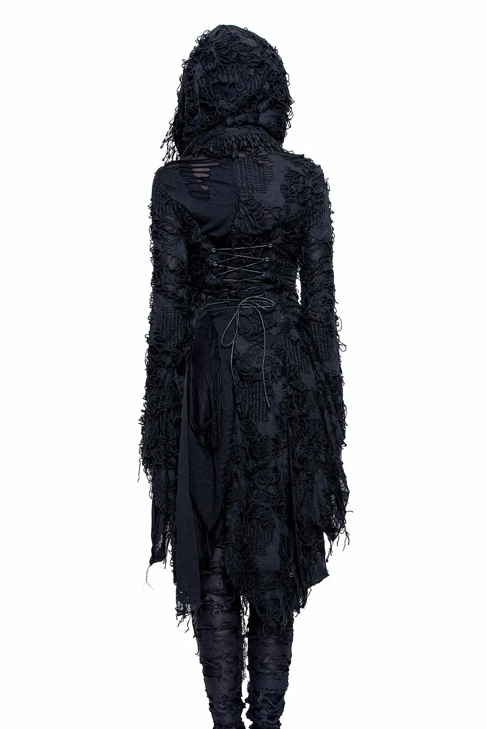 Black Witchery Tattered Cardigan