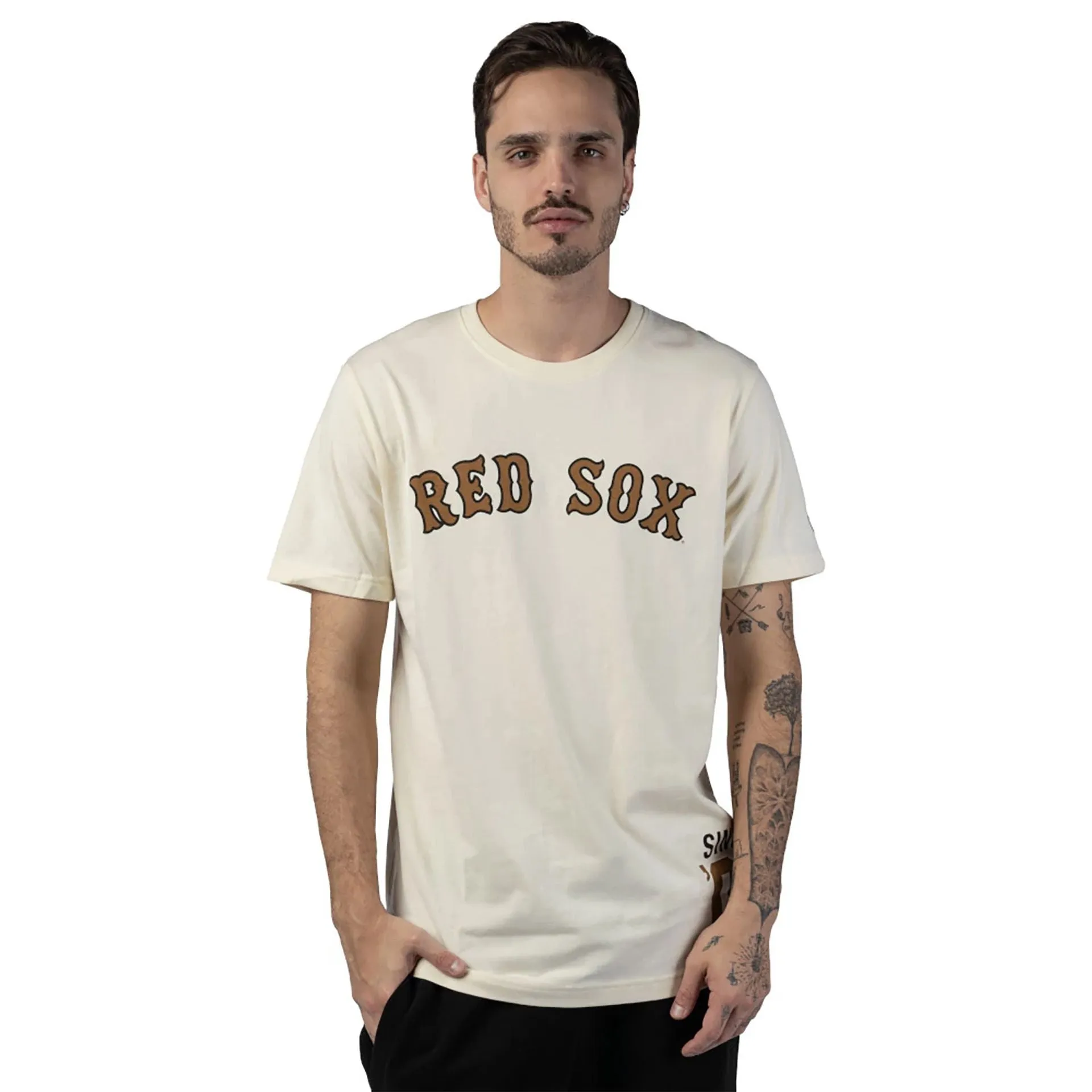 Boston Red Sox MLB Cord White T-Shirt