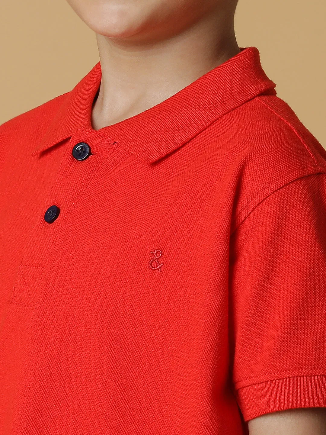 Boys Red Polo T-Shirt