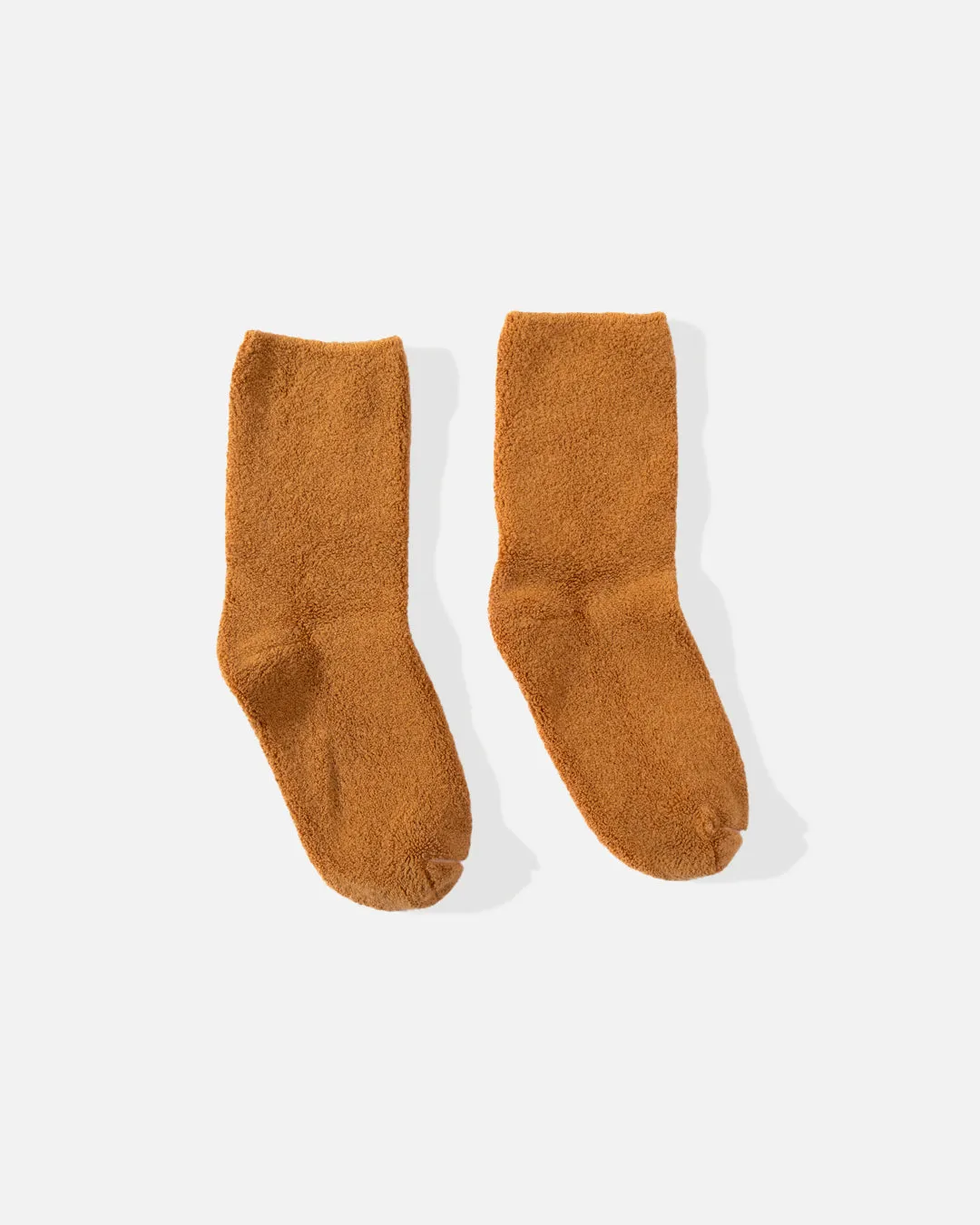 Buckle Over Ankle Socks - Burnt Yellow