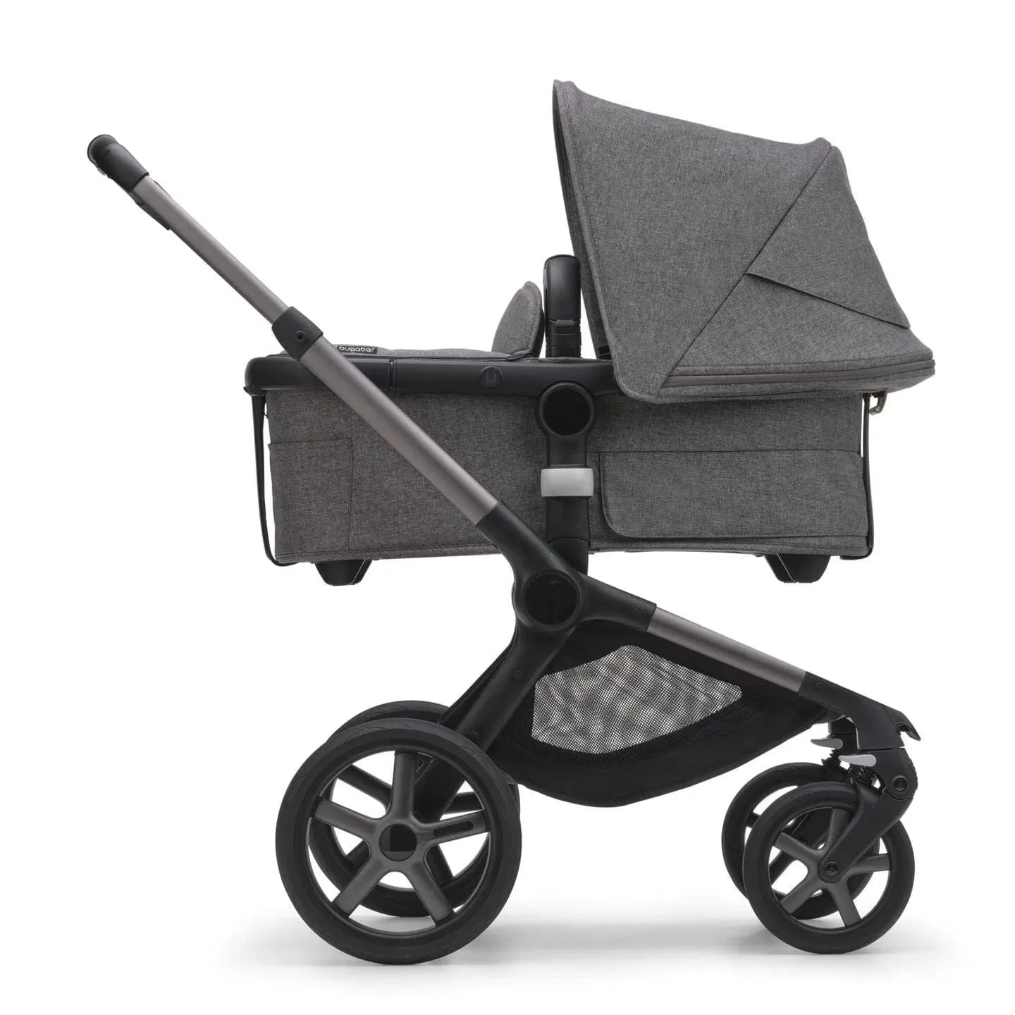 Bugaboo Fox 5, Pebble 360 PRO and Base Travel System - Graphite/Grey Melange/Grey Melange