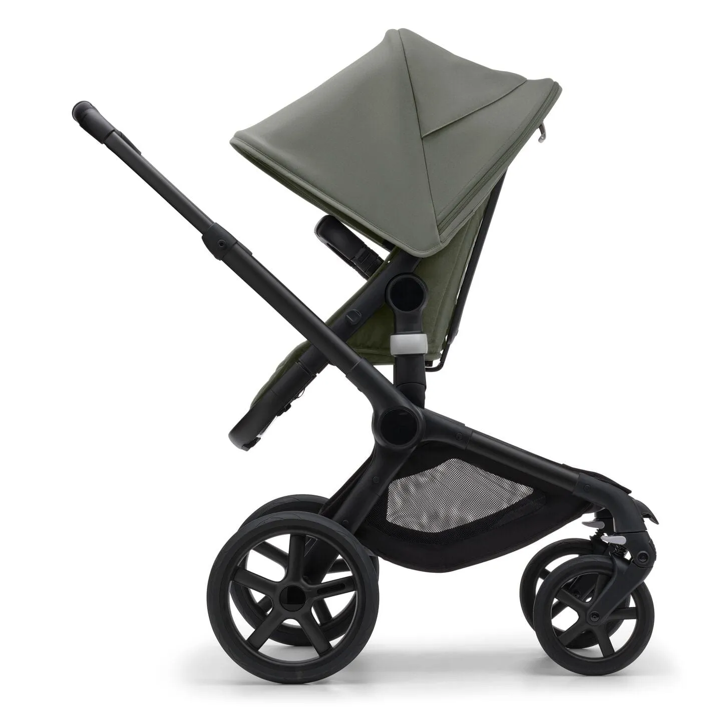 Bugaboo Fox 5, Pebble 360 PRO Ultimate Travel System - Black/Forest Green/Forest Green