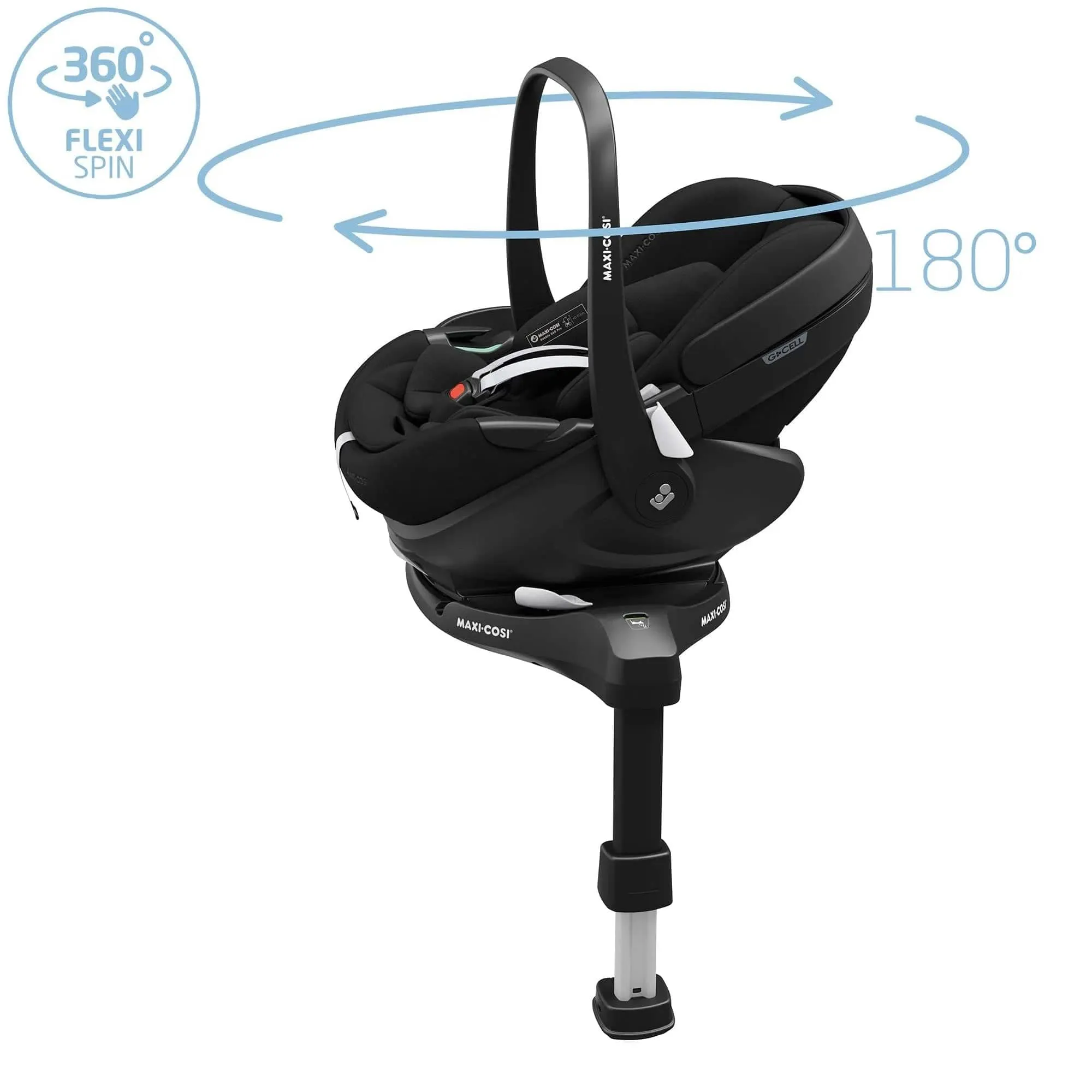 Bugaboo Fox 5, Pebble 360 PRO Ultimate Travel System - Black/Midnight Black/Midnight Black