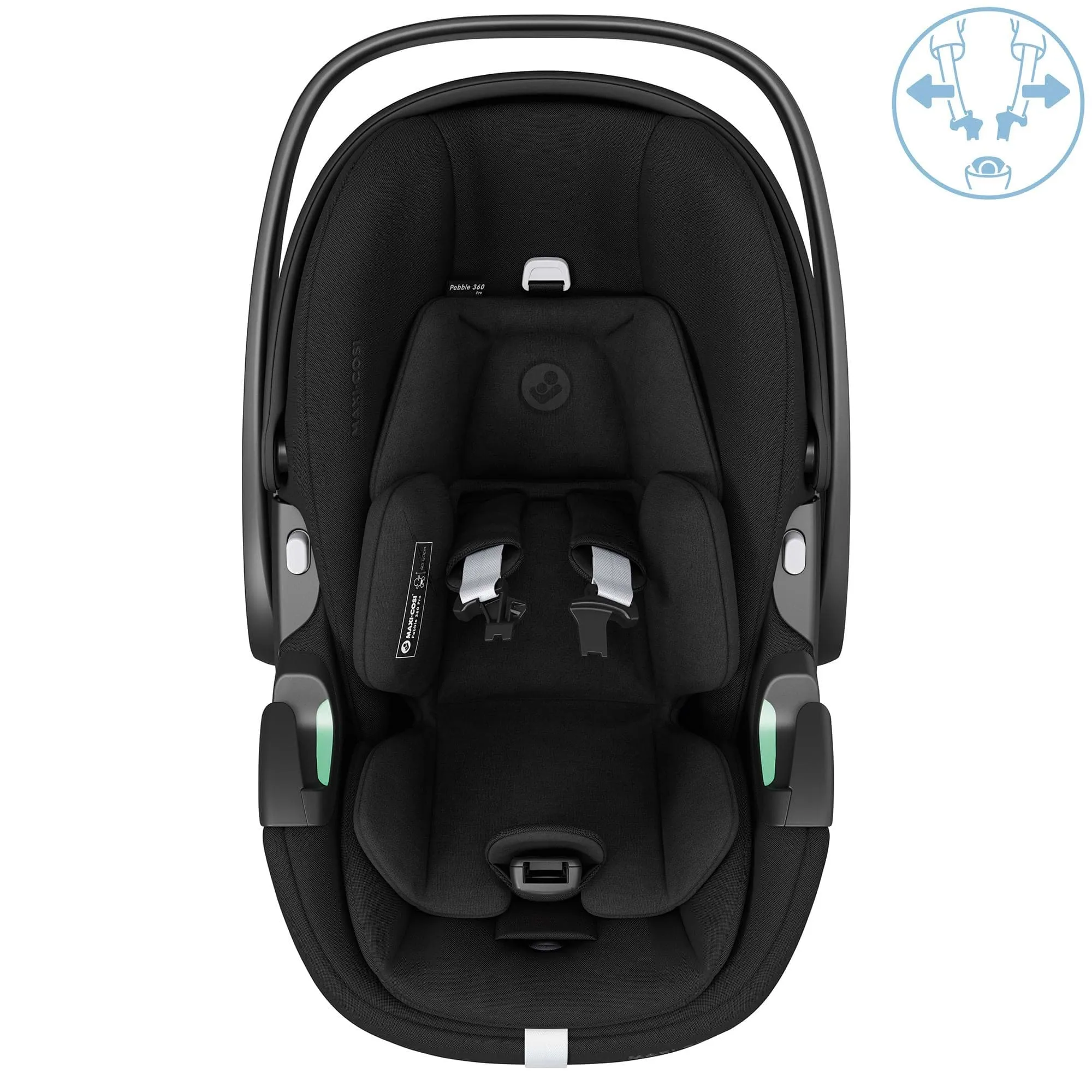 Bugaboo Fox 5, Pebble 360 PRO Ultimate Travel System - Black/Midnight Black/Midnight Black