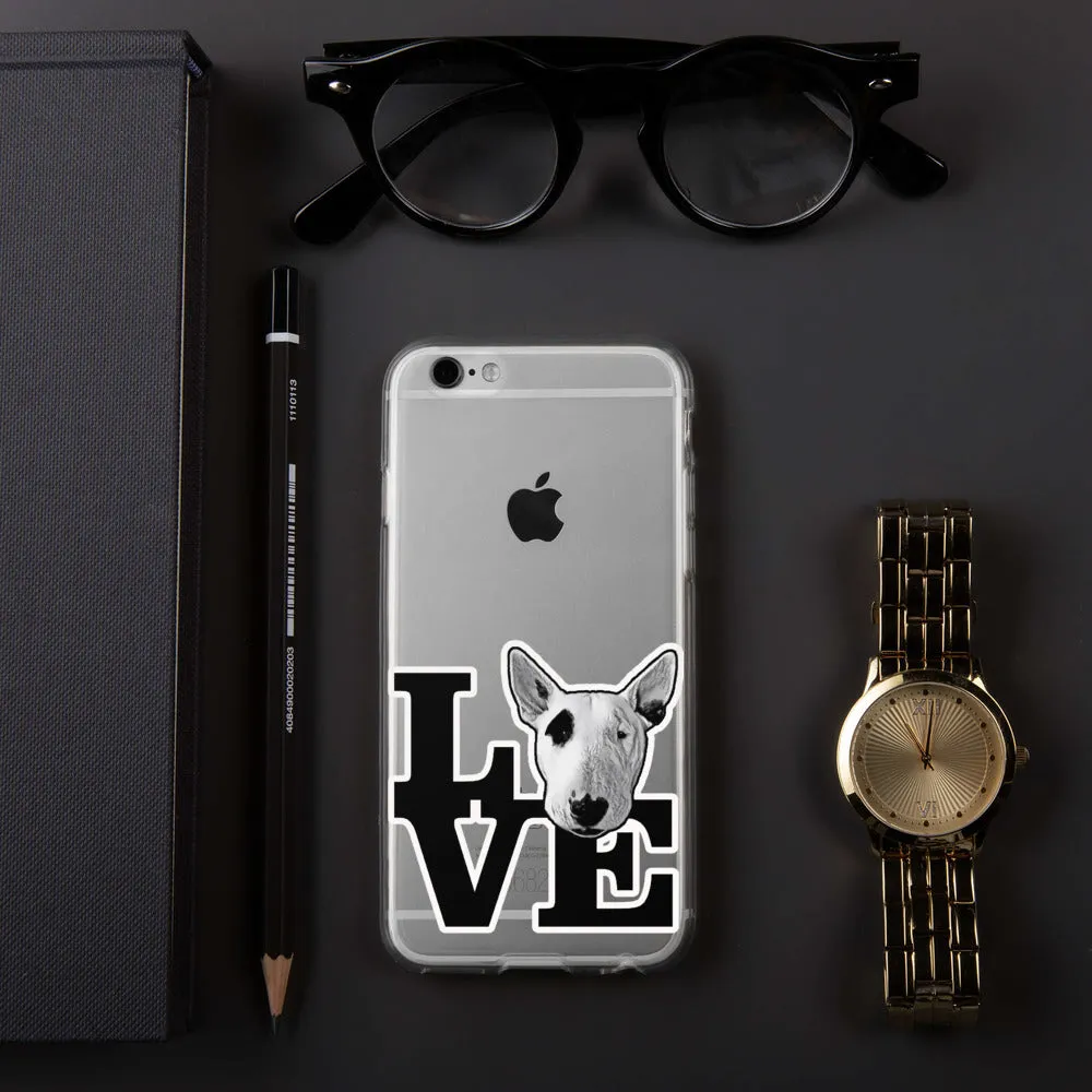 Bull Terrier Love iPhone Case