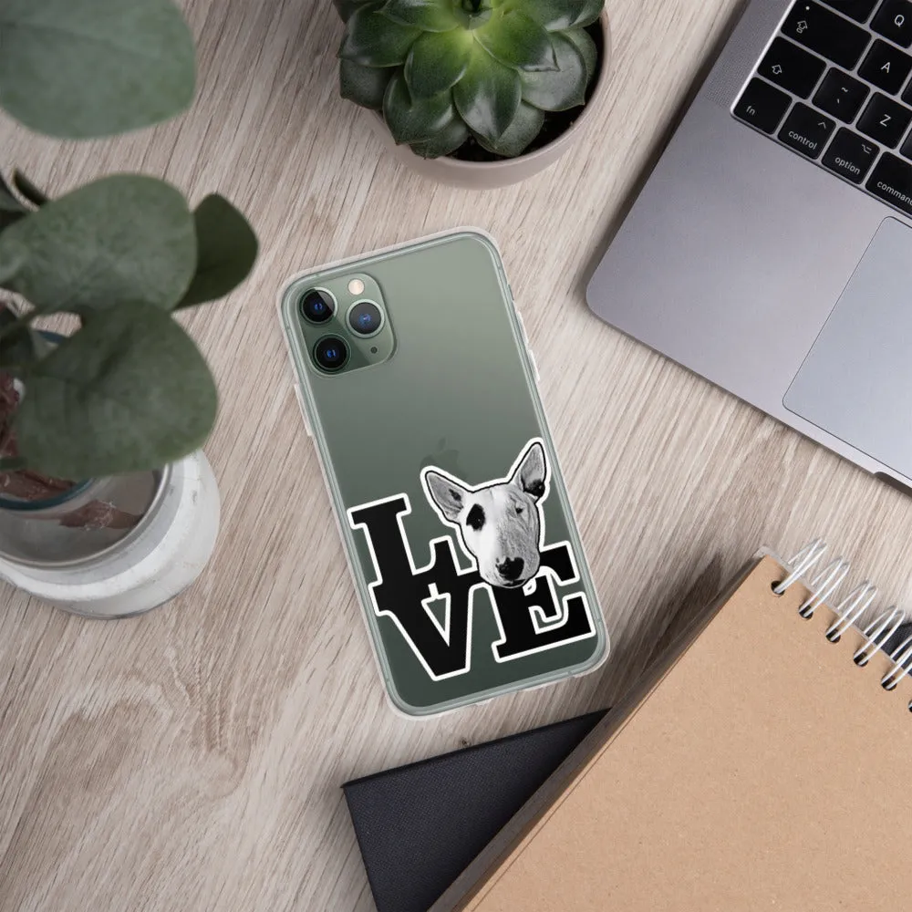 Bull Terrier Love iPhone Case