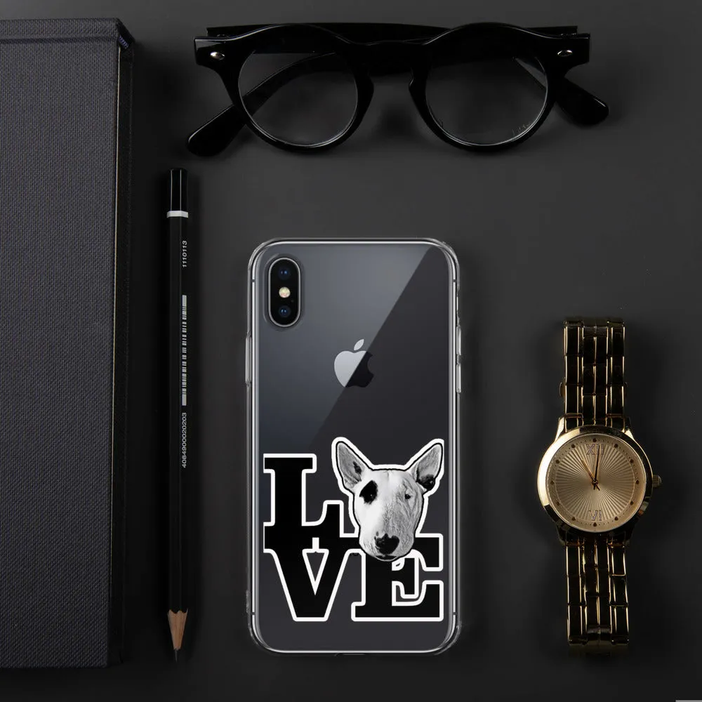 Bull Terrier Love iPhone Case