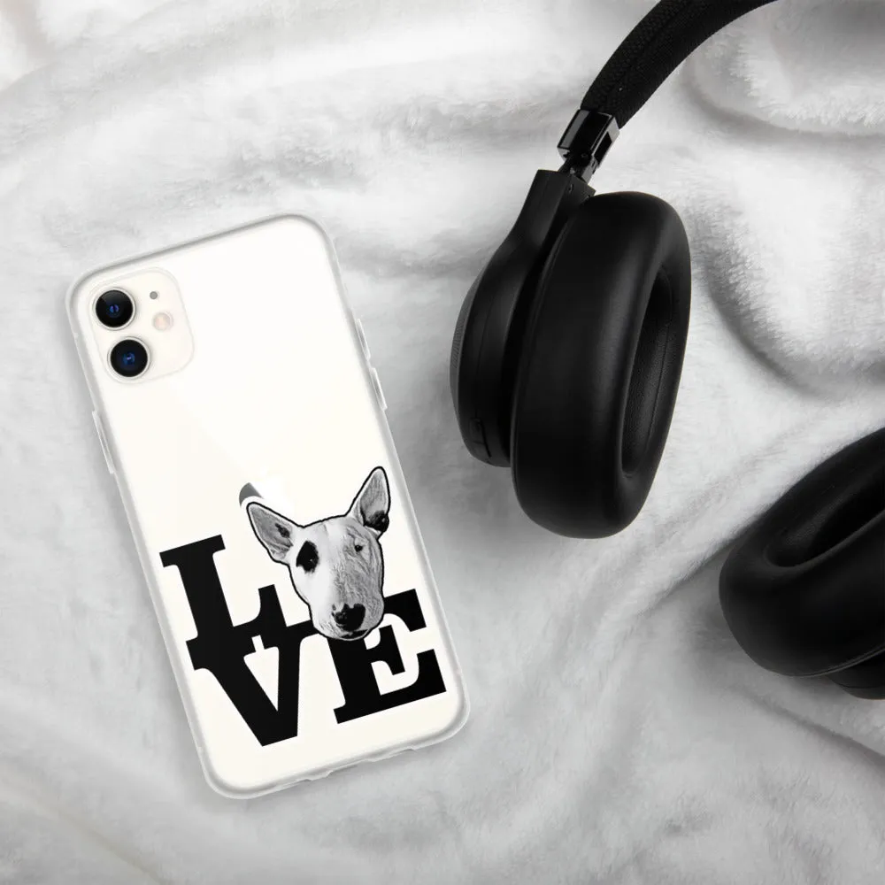 Bull Terrier Love iPhone Case