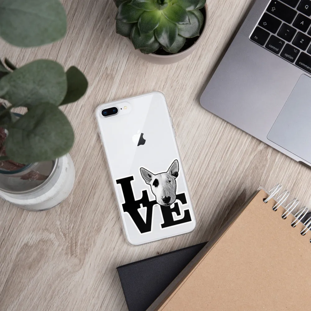 Bull Terrier Love iPhone Case