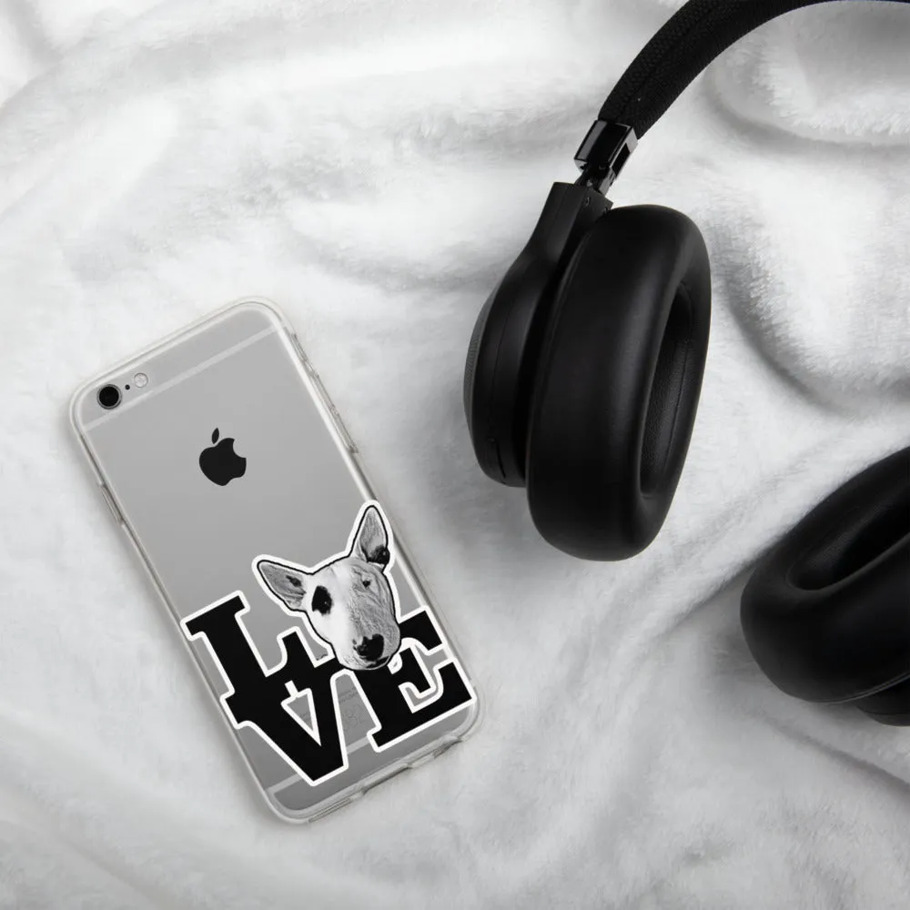 Bull Terrier Love iPhone Case