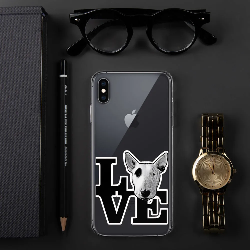 Bull Terrier Love iPhone Case