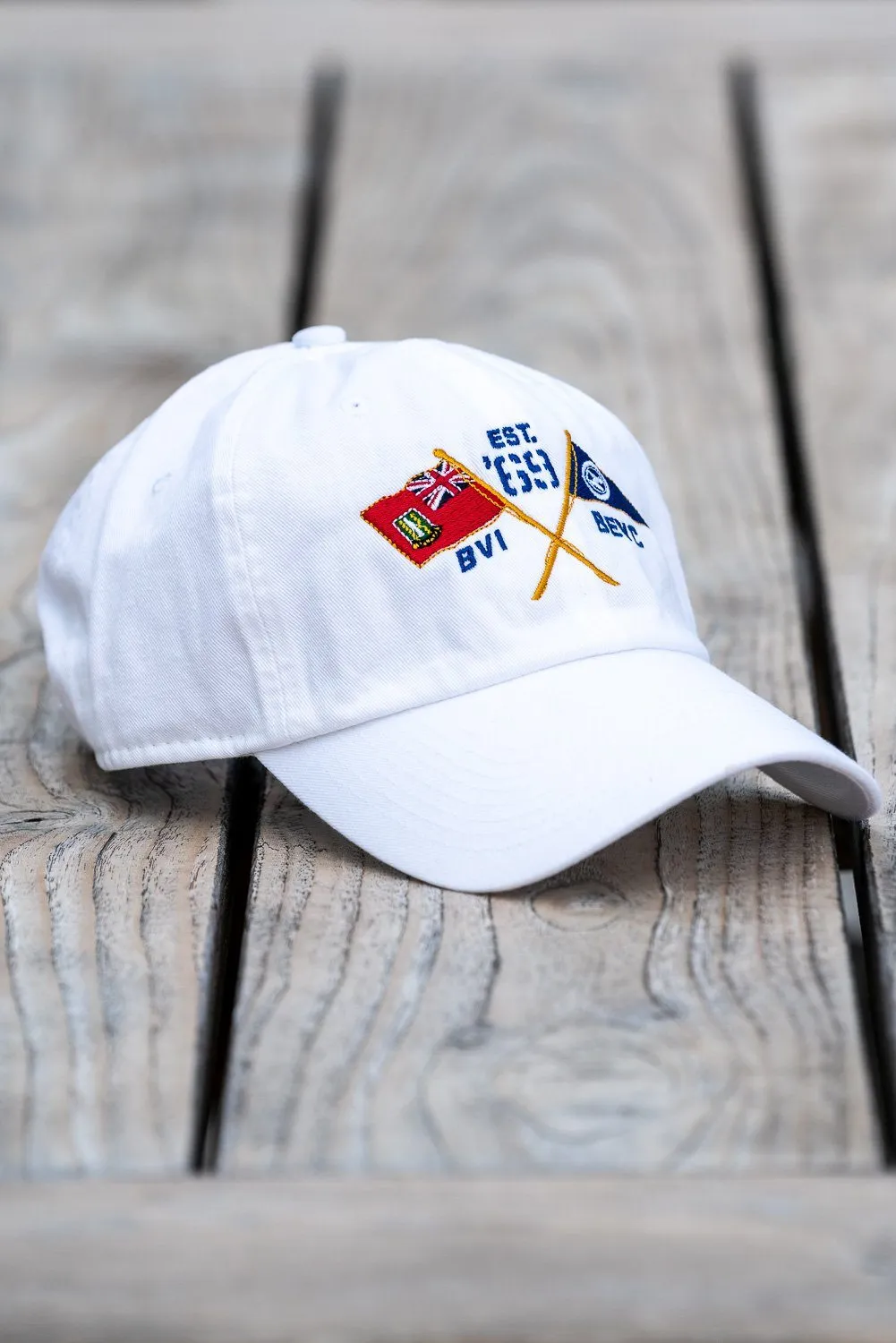 BVI & Bitter End Cross Flags Cap | X-Large Size