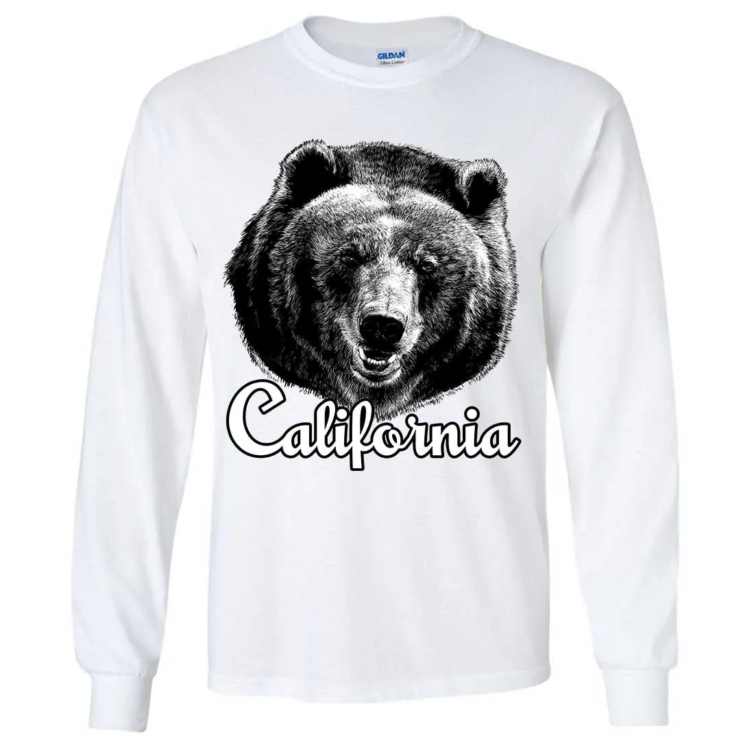 California Grizzly Bear Long Sleeve Shirt