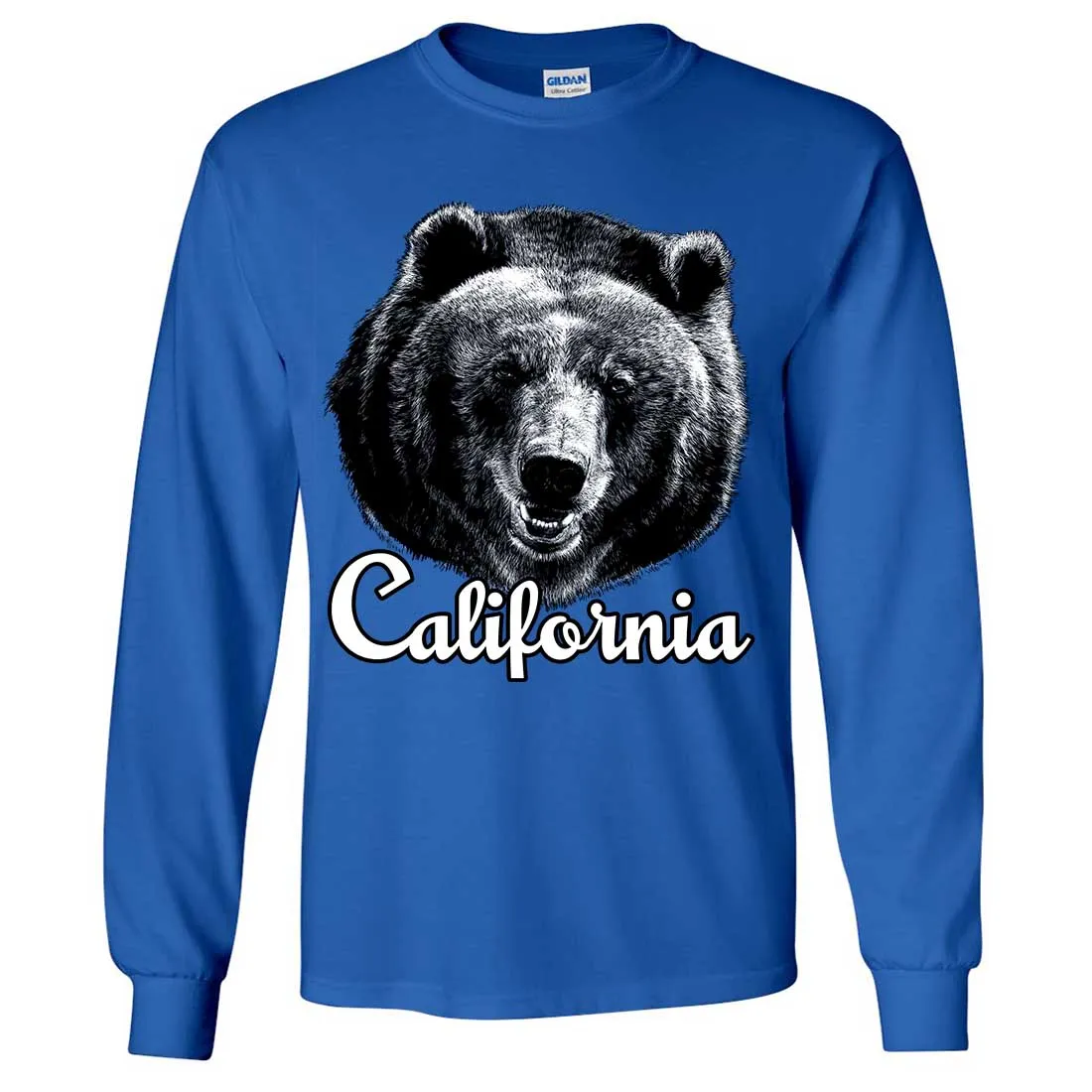 California Grizzly Bear Long Sleeve Shirt