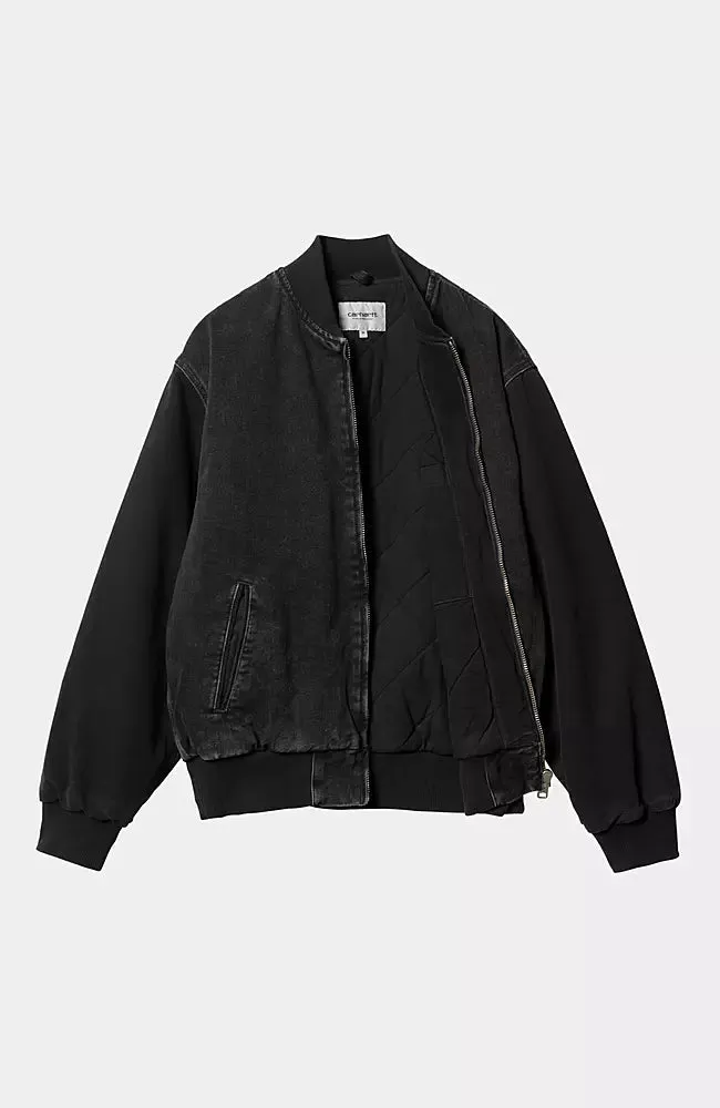 CARHARTT WIP Paxon Bomber Black/Black Stone Washed