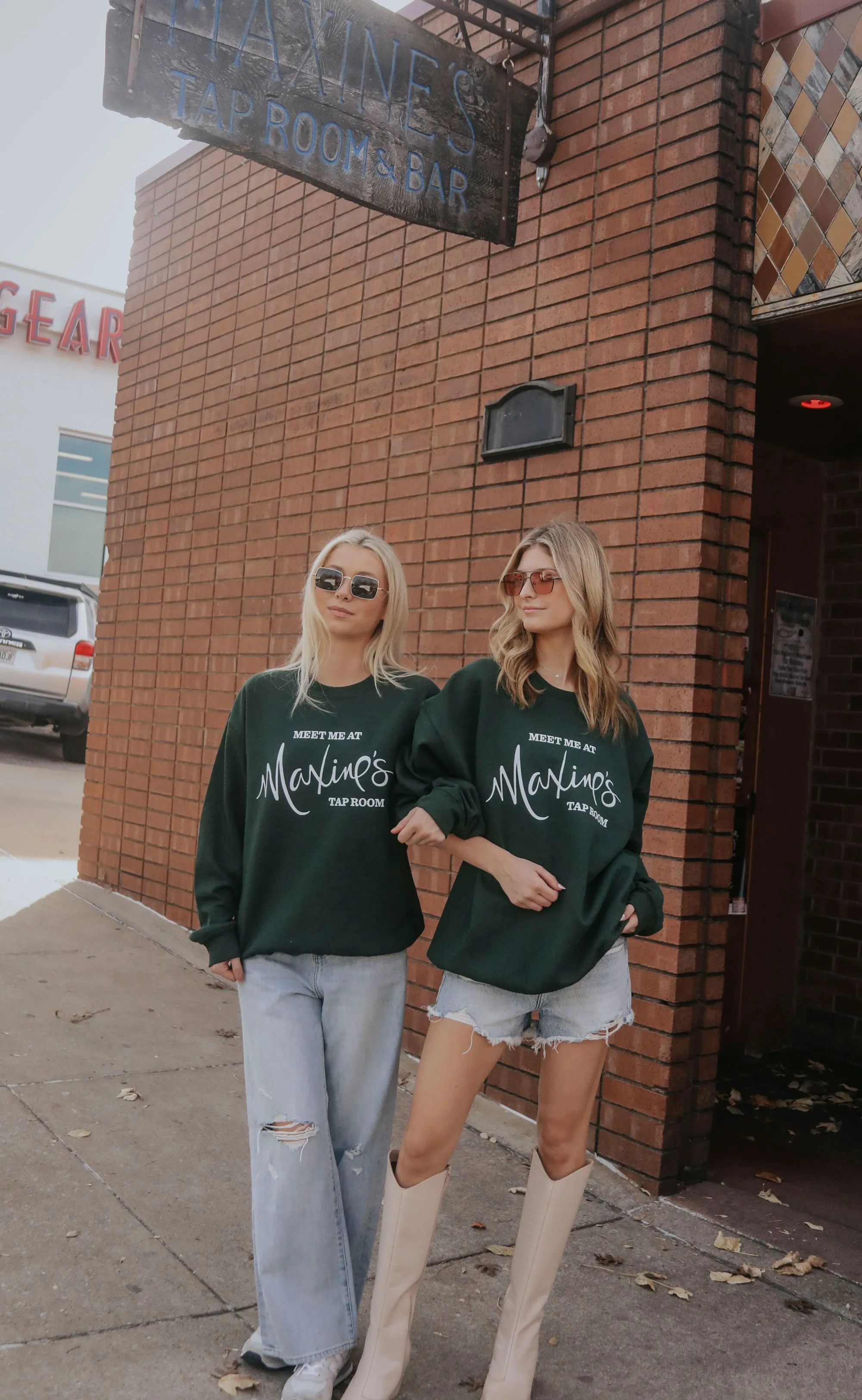 charlie southern x maxine's: meet me at maxine's sweatshirt