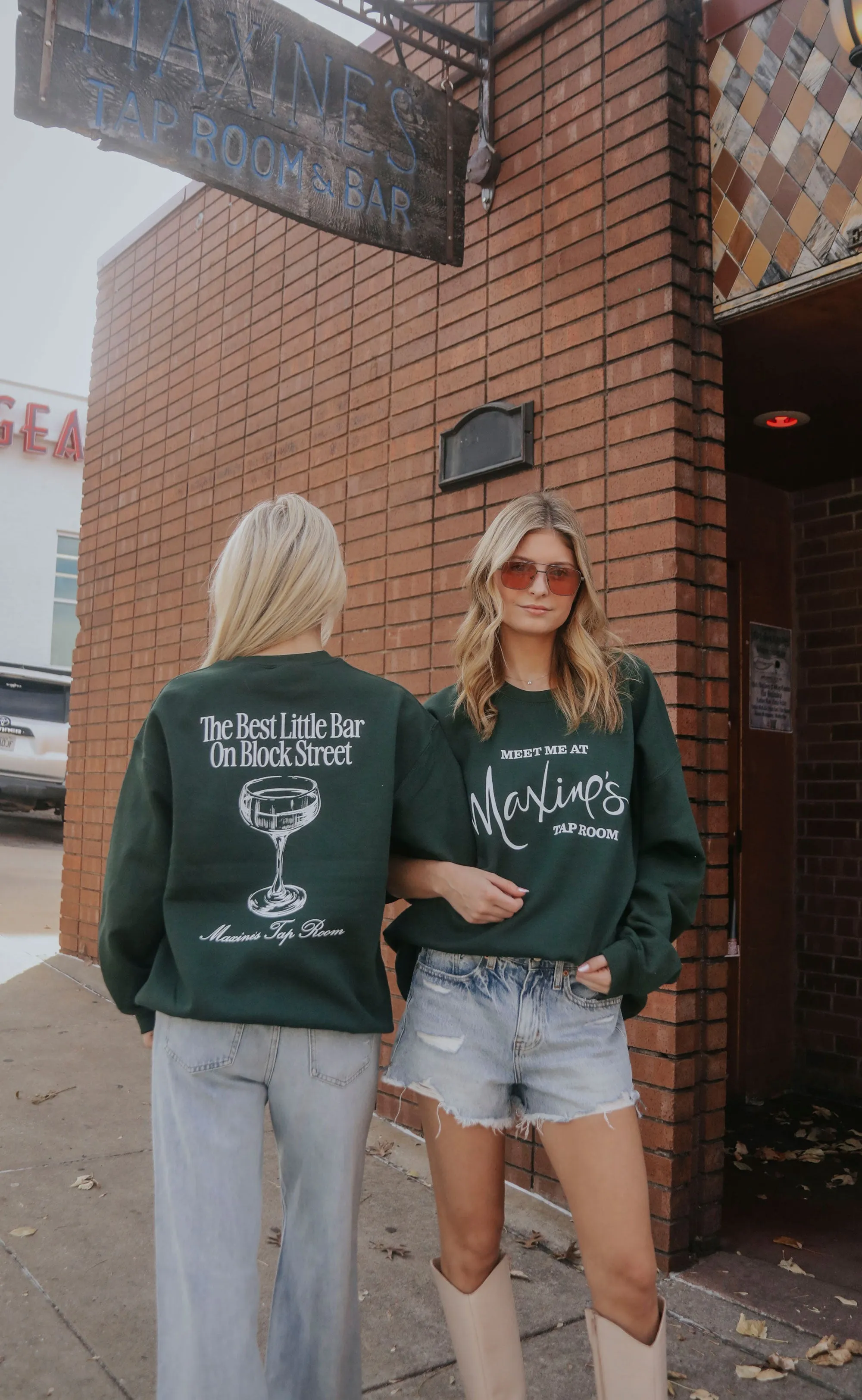 charlie southern x maxine's: meet me at maxine's sweatshirt