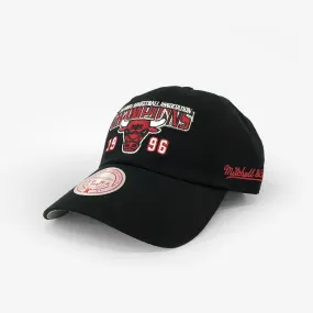 Chicago Bulls 1996 NBA Champions Dad Hat - Black